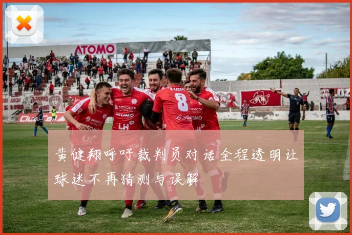 黄健翔呼吁裁判员对话全程透明让球迷不再猜测与误解